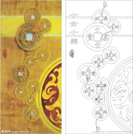 十全十美 铜钱 吉祥