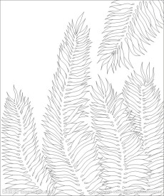 水草（路径未闭合）