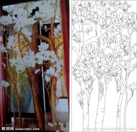 玉来香（路径未闭合）