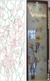 玉兰花（路径未闭合）