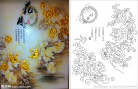 花好月圆 牡丹花