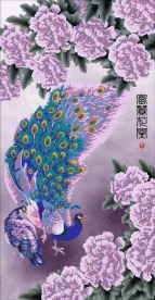 花开富贵钻石画