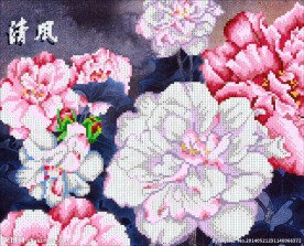 花开富贵钻石画