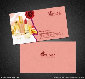 化妆品名片