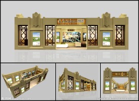 简欧精致房展展位设计