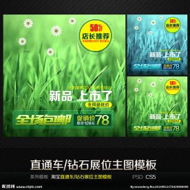 新品上市通用直通车钻