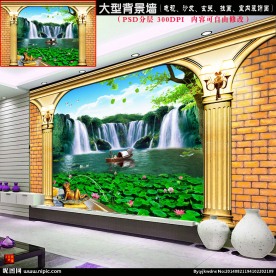 电视沙发背景墙装饰画