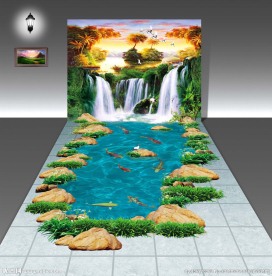 3D立体画 3D地画