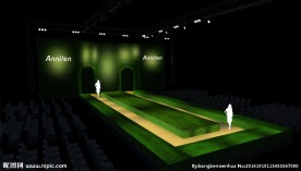 绿色发布会秀场