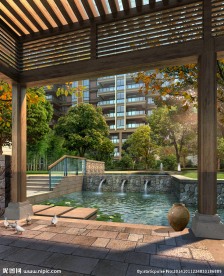 园林景观PSD分层效果