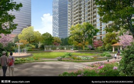 园林景观PSD分层效果