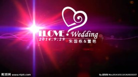 AE婚礼爱情模板