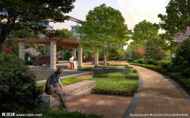 园林景观PSD分层效果