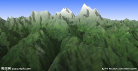喜马拉雅山脉3D模型