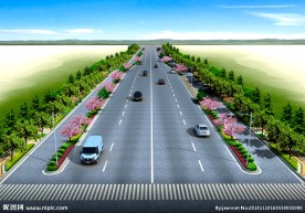 高速路效果图