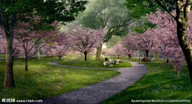 园林景观PSD分层效果