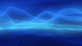 唯美冷色调LED大屏幕