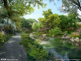 园林景观PSD分层效果