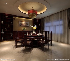 中式包间效果图