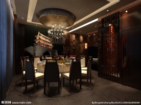 中式包间餐厅