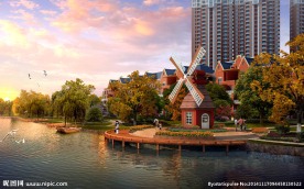 园林景观PSD分层效果