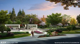 园林景观PSD分层效果