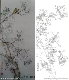 梅花 艺术玻璃