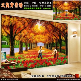 大型电视沙发背景墙