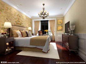 简欧卧室效果图