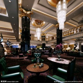 酒店包间内厅效果图