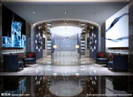 矿泉水专卖店效果图