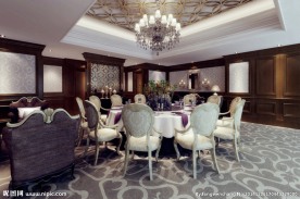 酒店包间效果图