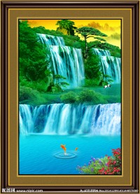 风景画流水生财