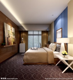 总统级卧室效果图