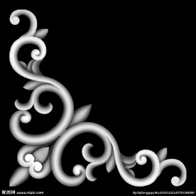 10边角灰度图元(cny):10边角灰度图元(cny):10蝙蝠角花灰度图元(cny)