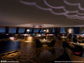 酒店会客厅效果图