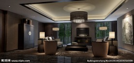 中式会所效果图