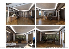 现代中式办公室