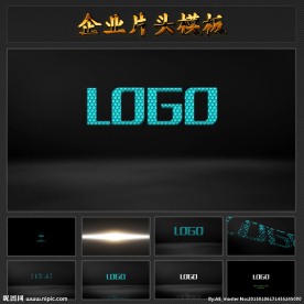 个性科技企业片头AE模板