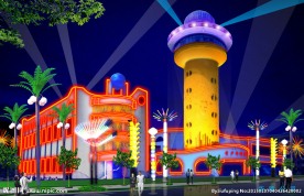 街道亮化 节日亮化 门面亮化