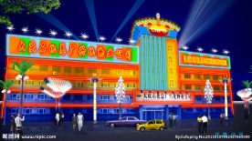 街道亮化 节日亮化 门面亮化