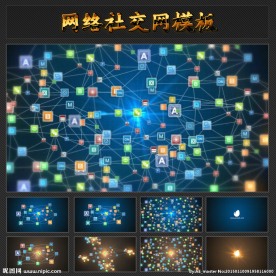 社交网站AE片头模板