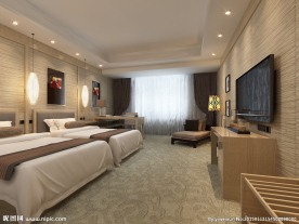 宾馆标间双人房