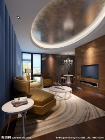 现代客厅效果图