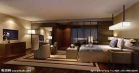 酒店包间效果图