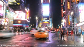 繁华区延时夜景