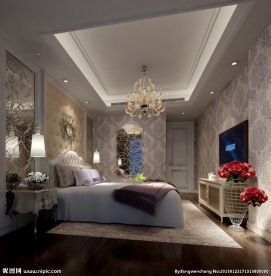 欧式卧室效果图