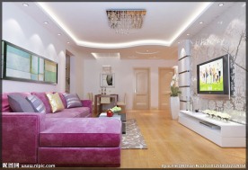 现代风格客厅餐厅