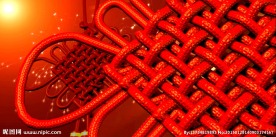 喜庆春节中国风中国结动态背景