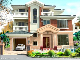 别墅建筑模板设计